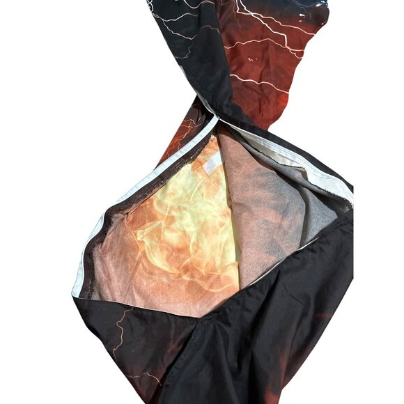 Football Fire Flame Sport NFL Twin Bed Duvet Cover Pillow Sham Bedding Kid Teen - Picture 8 of 11